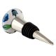 Mixed Floral Flat Ceramic Wine Bottle Stopper